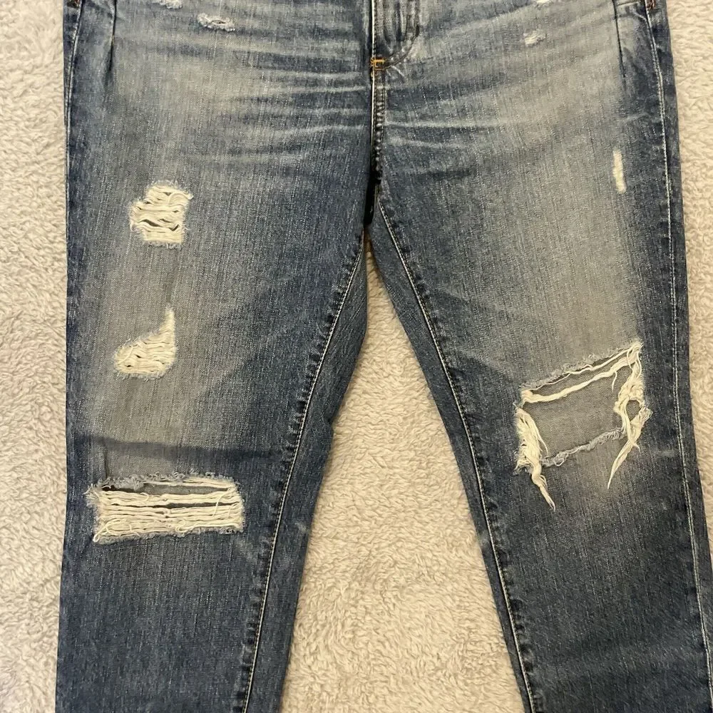 AG Adriano‎ Goldschmied Jeans Womens 26R The Beau Slouchy Skinny Dark Wash Blue